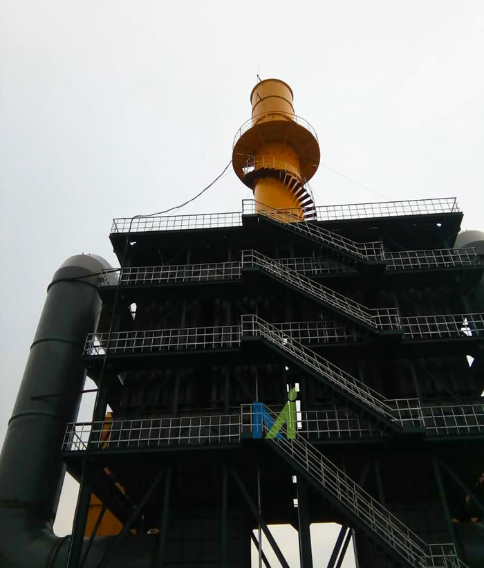 投入運(yùn)行中的電捕焦油器